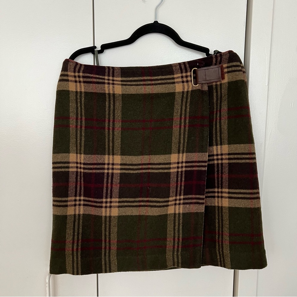 Vintage Jones New York plaid skirt